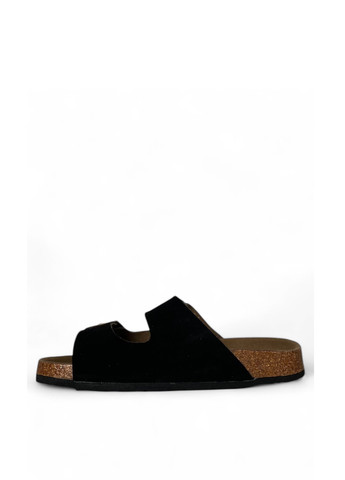 Черные шлепанцы Melanda.M