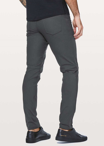 Темно-серые кэжуал демисезонные чиносы брюки Lululemon Athletica