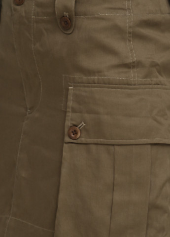 Оливковая кэжуал однотонная юбка Ralph Lauren мини