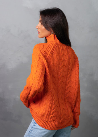Помаранчевий светр жіночий Viviami