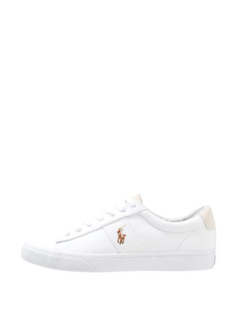 Белые демисезонные кроссовки Ralph Lauren
