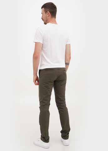 Хаки кэжуал демисезонные прямые брюки J.Crew