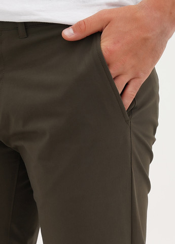 Хаки кэжуал демисезонные прямые брюки J.Crew