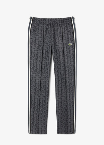Темно-серые спортивные демисезонные зауженные брюки Lacoste