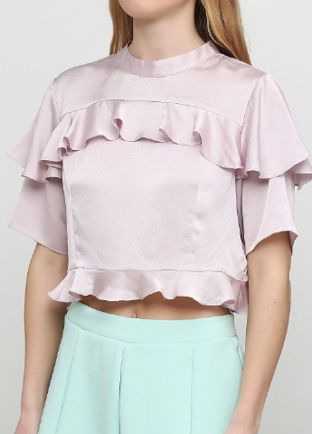 Бледно-розовая летняя блуза Asos