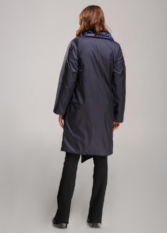 Темно-синяя зимняя куртка двусторонняя Alberto Bini