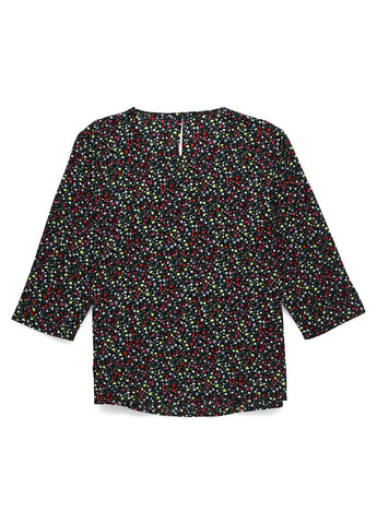 Комбинированная с рисунком блузка Only демисезонная