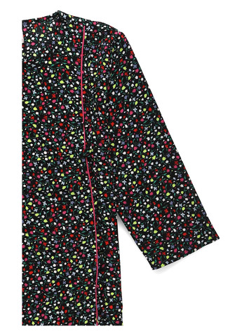 Комбинированная с рисунком блузка Only демисезонная