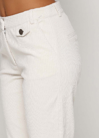 Белые кэжуал демисезонные клеш брюки Once