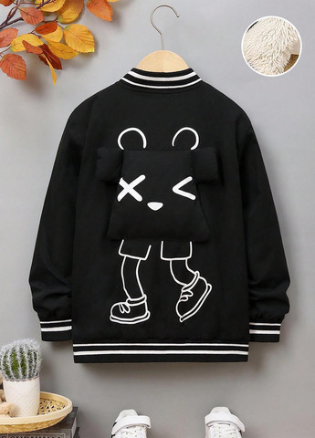 Бомбер SHEIN на кнопках (327704801)