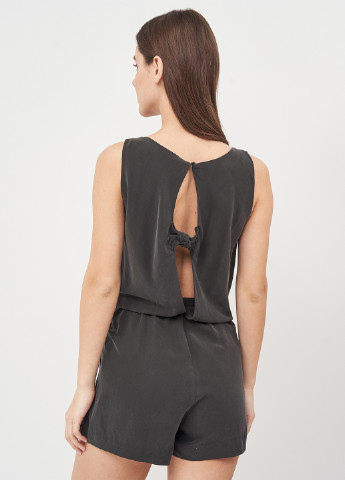 Комбінезон Weekday комбінезон-шорти однотонний чорний кежуал трикотаж, модал