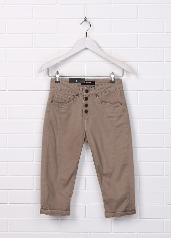 Бежевые кэжуал демисезонные брюки со средней талией Object