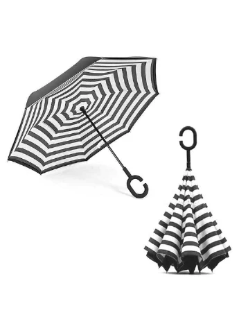 Чёрный зонт Up-Brella (194011136)
