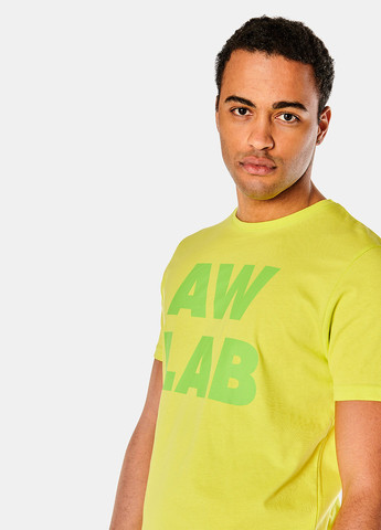 Желтая футболка AW LAB