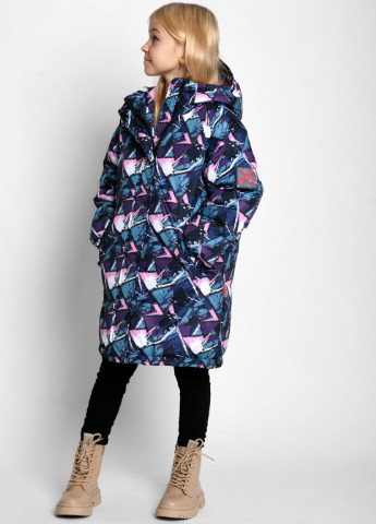 Розовая зимняя пухова куртка для дітей від 6 до 17 років X-Woyz