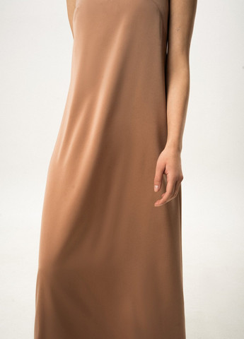 Темно-бежева кежуал сукня Gepur однотонна