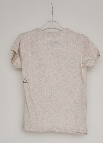Светло-розовая летняя футболка с коротким рукавом Eleven Paris