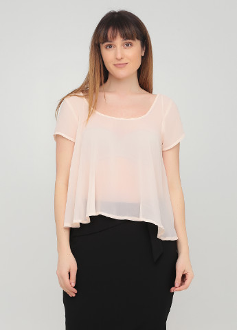 Світло-рожева літня блуза LFT