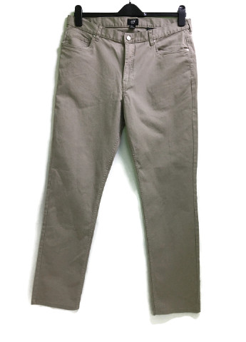 Светло-серые демисезонные слим фит джинсы H&M