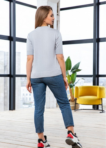 Вязаный гольф "Эмма" - серый Prima Fashion Knit рост 171 см, размер 44-46 (231625972)