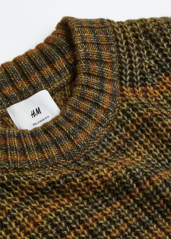 Оливковий (хакі) зимовий джемпер джемпер H&M