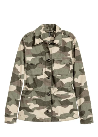 Вітровка,хакі в візерунки, H&M (254635391}