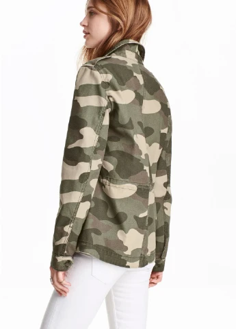 Вітровка,хакі в візерунки, H&M (254635391}