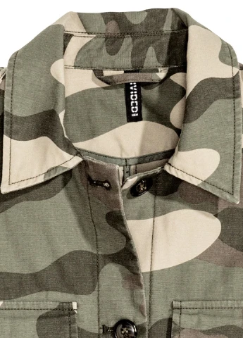 Вітровка,хакі в візерунки, H&M (254635391}