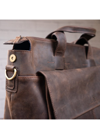 Мужская кожаная сумка 44х32х18 см Shvigel (252131625)