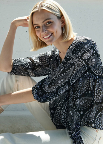 Чорна блуза Sinsay