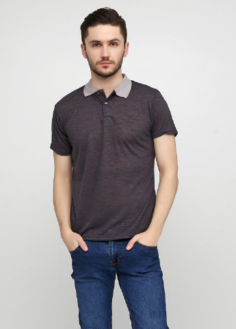 Темно-серая футболка-поло для мужчин Chiarotex меланжевая