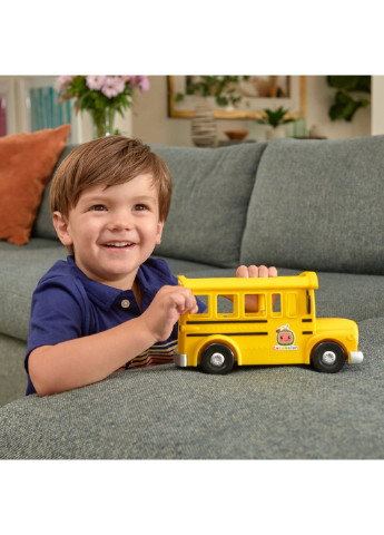 Развивающая игрушка CoComelon Feature Vehicle Желтый Школьный Автобус со звуком (CMW0015) No Brand (254076215)