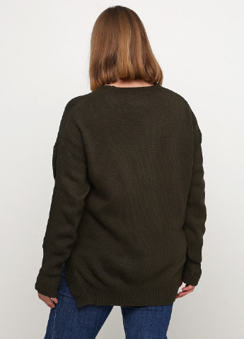 Оливковый (хаки) демисезонный пуловер пуловер CHD
