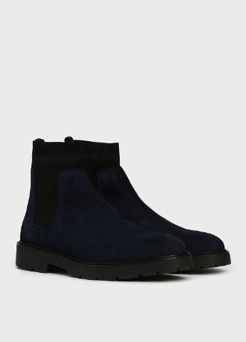 Темно-синие осенние ботинки челси Tommy Hilfiger