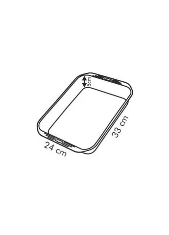 Форма для выпечки Saphir 33х24 см глубокая Tescoma (255277457)