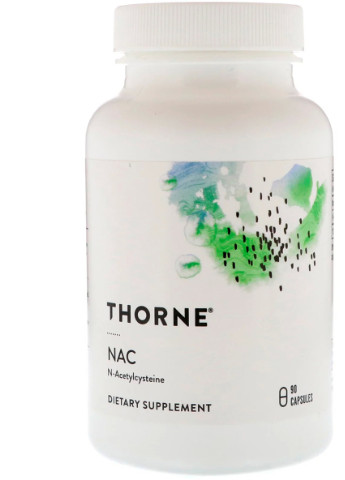 NAC (N-Ацетил-L-Цистеин) 500 мг,, 90 капсул Thorne Research (228293217)