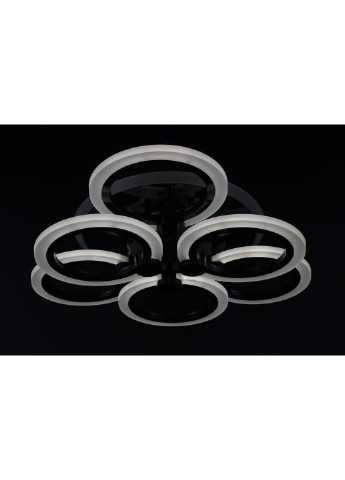 Люстра потолочная LED с пультом A2374/3+3S-RGB-bk Черный 11х47х47 см. Sunnysky (253627587)