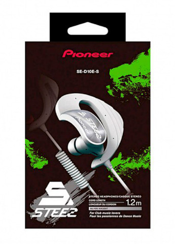Наушники STEEZ -S White/Silver (-S) Pioneer se-d10e (131793524)