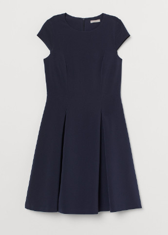Темно-синя ділова плаття, сукня H&M однотонна
