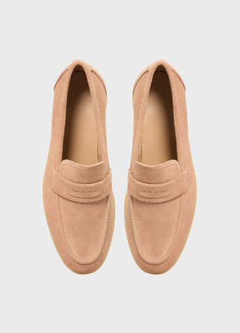 PRPY Туфли лоферы бежевый з натуральная замша, китай — демисезон (334684271)