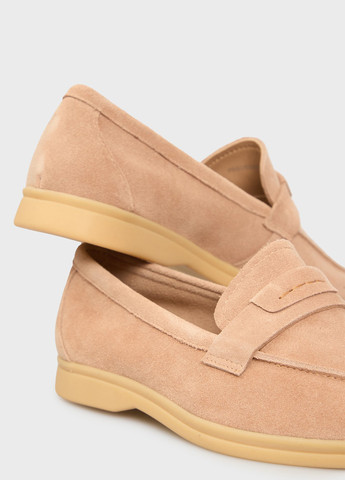 PRPY Туфли лоферы бежевый з натуральная замша, китай — демисезон (334684271)