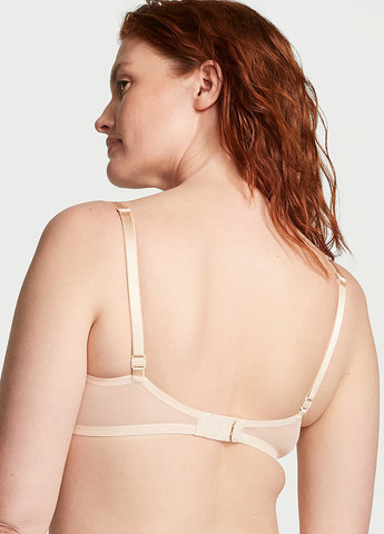 Бежевий демісезонний комплект білизни (бюстгалтер, трусики) Victoria's Secret