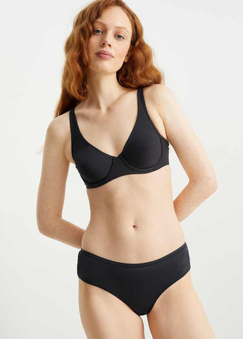 Чёрный корбей бюстгальтер (2 шт.) C&A с косточками полиамид