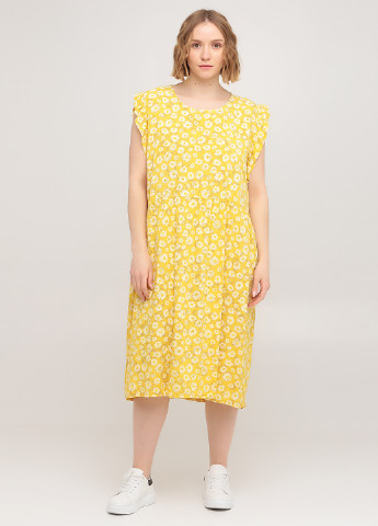 Женское летнее Платье оверсайз New Collection с цветочным принтом