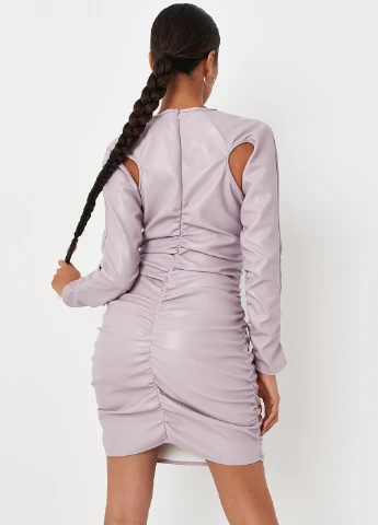 Светло-лиловое кэжуал платье футляр Missguided однотонное