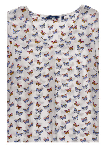 Біла блуза Tom Tailor