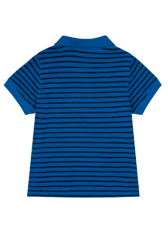 Синяя детская футболка-поло (2 шт.) для мальчика Lupilu в полоску