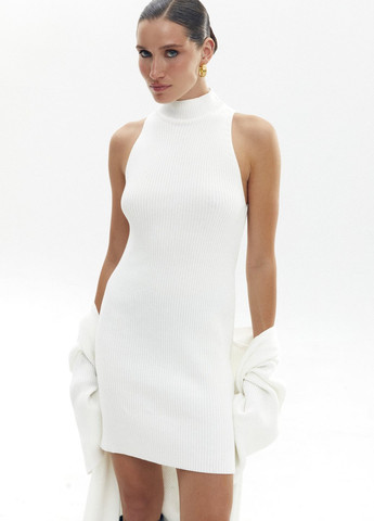 Молочна кежуал сукня футляр Gepur однотонна