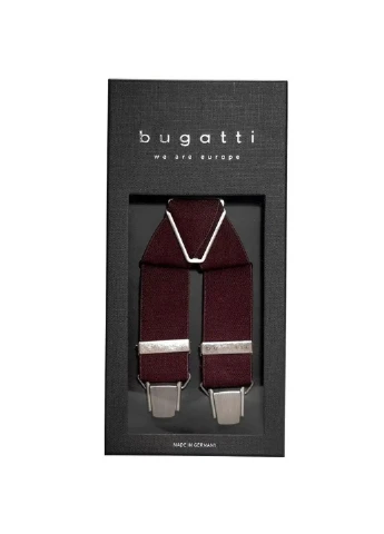 Чоловічі підтяжки Бордові Bugatti (253152158)