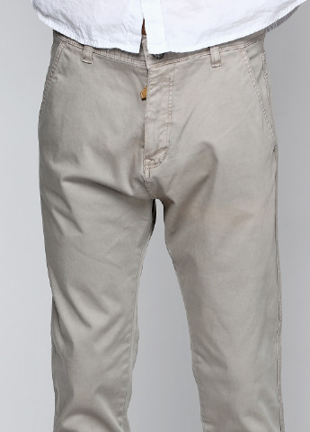 Светло-бежевые кэжуал летние зауженные брюки Alcott
